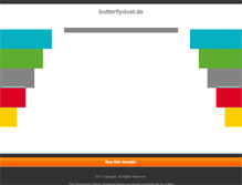 Tablet Screenshot of butterflydust.de